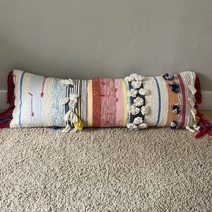 Anthropologie All Roads Textured Primrose Pillow